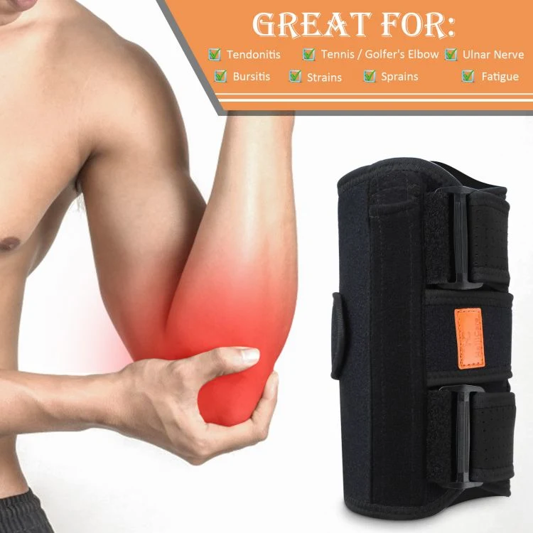 Portable Aluminum Strip Support Wrist Support Elbow Support Strap for Pain Relief