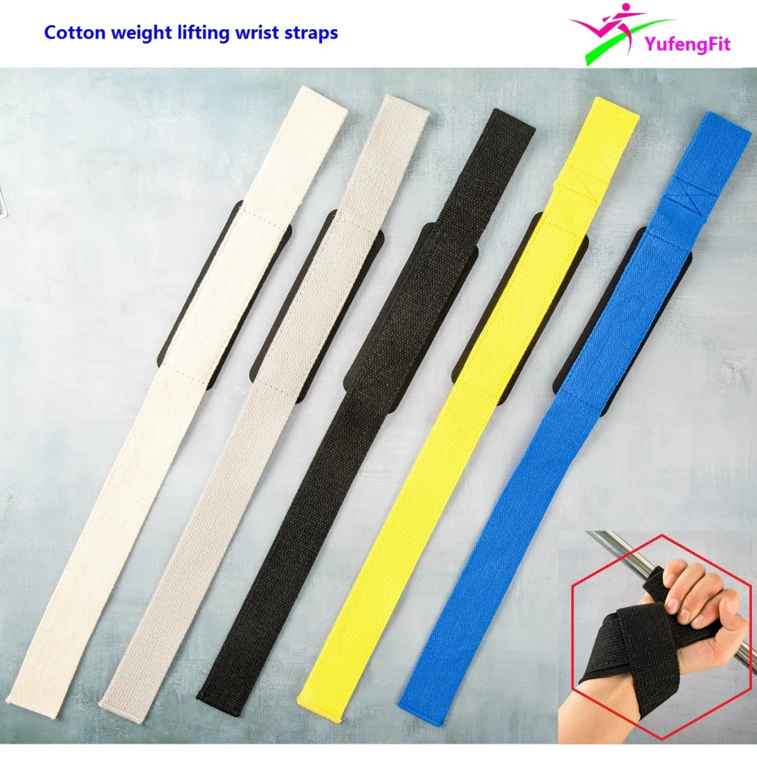 Yufengfit Sporting Protection Neoprene Cotton Lifting Wrist Straps Wrist Support for Weight Lifting Body Building