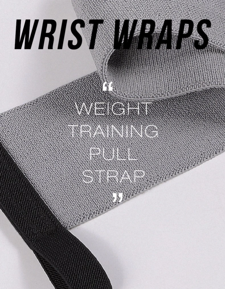 Custom Logo Nylon Training Wrist Wraps Support for Weight Lifting