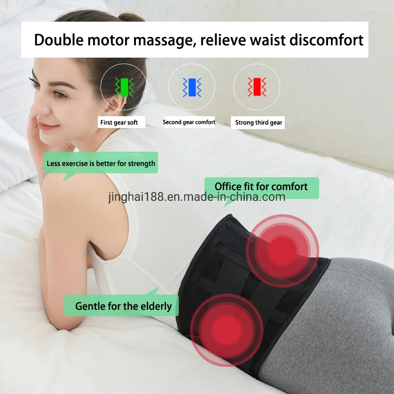 3-Speed Temperature Control Intelligent Front and Back Heated Waist Support, Electric Heating Waistbelt