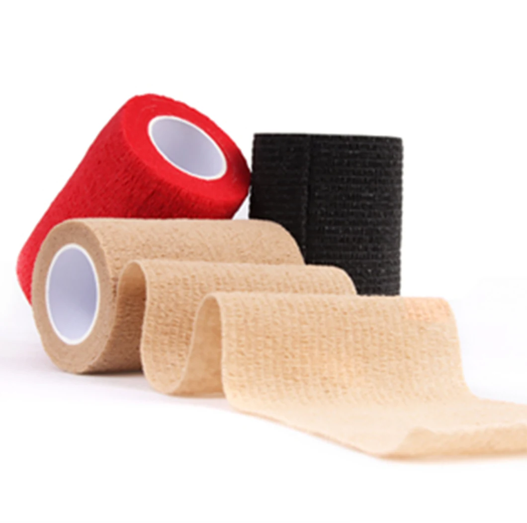 Multi-Color Non Woven Cohesive Wrap Vet Wrap Athletic Tape Medical Tape, for Sports, First Aid, Wrist, Ankle Sprains, Swelling