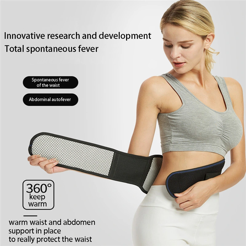 2022 New Neoprene Rubber Back Pain Relief Tourmaline Waist Support Belt Support Back Support