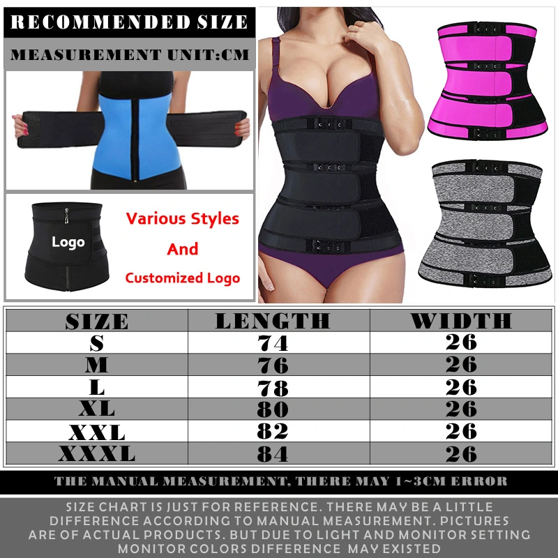 Slim Custom Neoprene Trimmers Waist Trainer Latex Sweet Corset Belly Support Women Shaper Logo Belt Elastic Band Sweat Workouthot Sale Products Waist Trainer