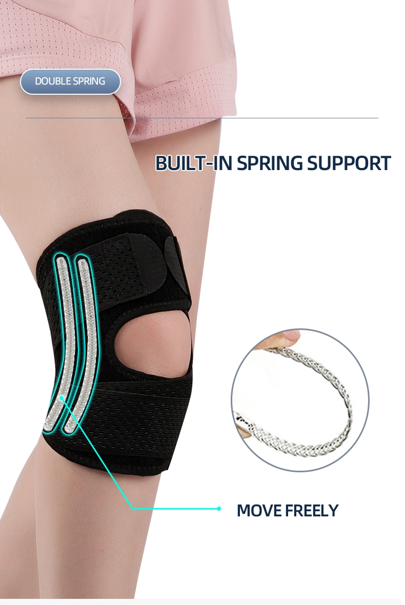 2179#Free Sample Flexible Spandex Brace Fast Shipment Knee Sleeve for Men & Women